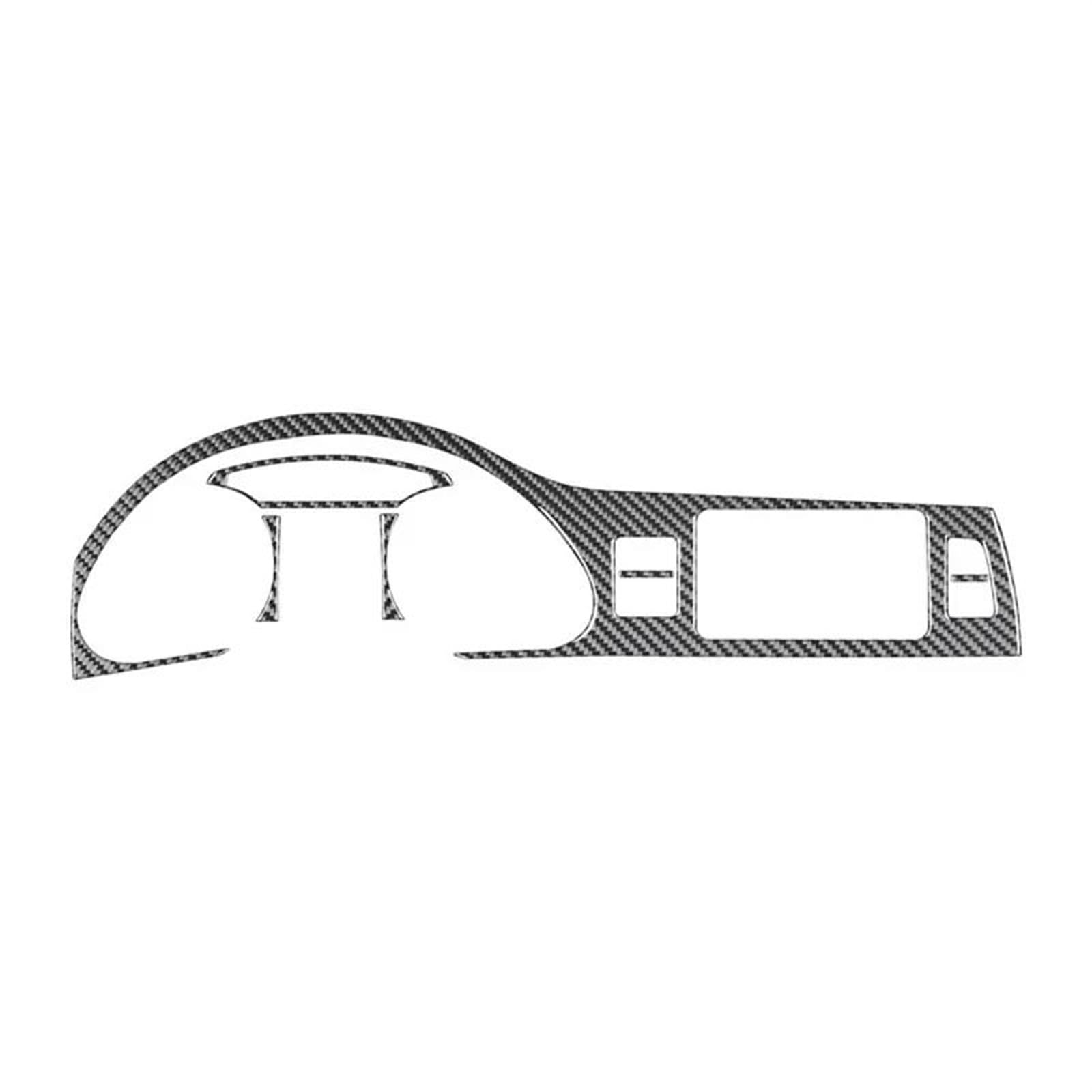 Schalttafelabdeckung Trims Für Q7 2007-2015 Carbon Fiber Innenausstattung Auto Zentrale Steuerung Instrumententafel Dekoration Aufkleber Abdeckung Zierrahmen Mittelkonsole Interieurleisten Aufkleber(F von IBNBRO