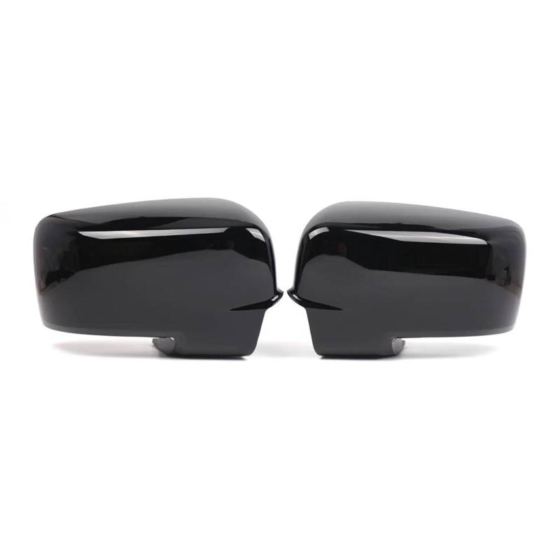 Tür Außenspiegelkappe Für Dodge Ram 1500 2009-2012 Links Rechts Auto Hinten Spiegel Abdeckung Shell Cap Gehäuse Ersatz Spiegelabdeckungen(Pair Gloss Black) von IBNBRO