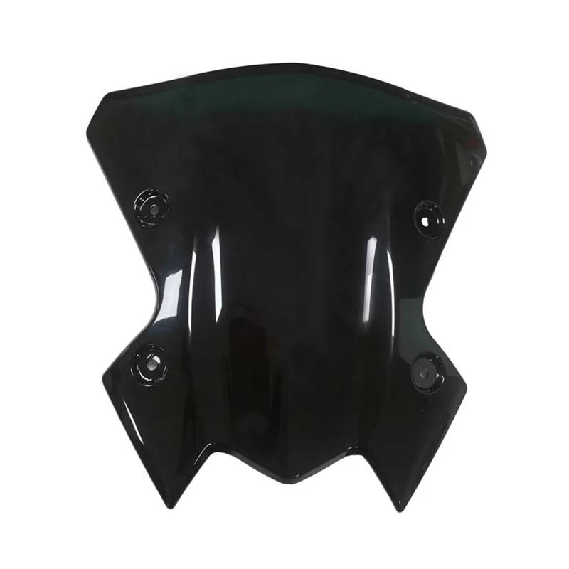 Windschild Motorrad Für Kawasaki Für Z900 2020-2023 Motorrad Windschutzscheibe Windschutz Vorne Kunststoff Wind Schild Bildschirm Deflektoren Windschutzscheibe(Schwarz) von IBNBRO