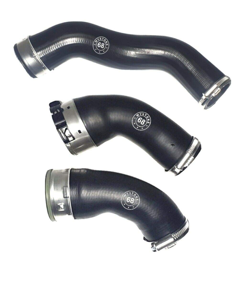 Ladeluftschlauch Turboschlauch Kompatibel mit BMW X5 E53 3.0d M57N 218 PS SET von IBRAS