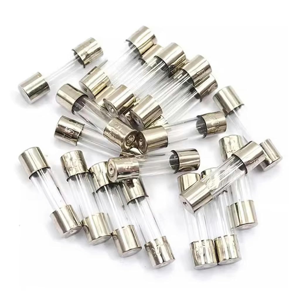 100PCS 6 * 30mm 250V Glaskolben-Sicherungen,0.5A von IBYZSO