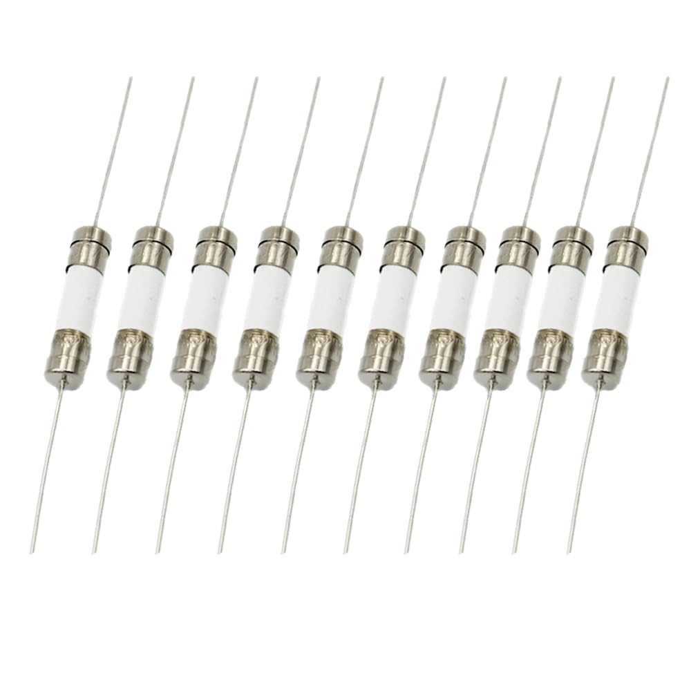 10PCS 5 * 20mm 250V Schnellauslösendes Keramiksicherungslampe Langsamblasendes Röhrensicherung Mit einem Stift,25A von IBYZSO