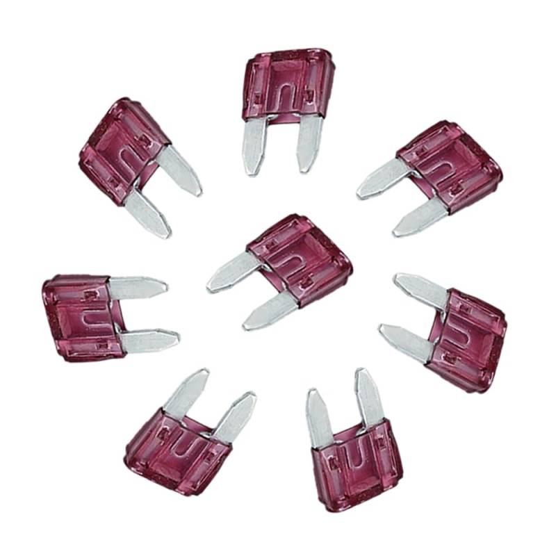 10PCS Autosicherungsstecker Autozigarettenanzünder Klein Autospezifisches Zubehör,40A Weinrot von IBYZSO