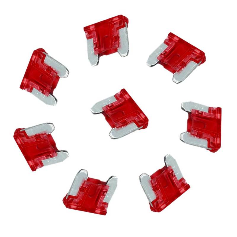 10PCS Autosicherungsstecker Zigaretteanzünder Mini klein mittel,10A Rot,Mini-Stecker von IBYZSO