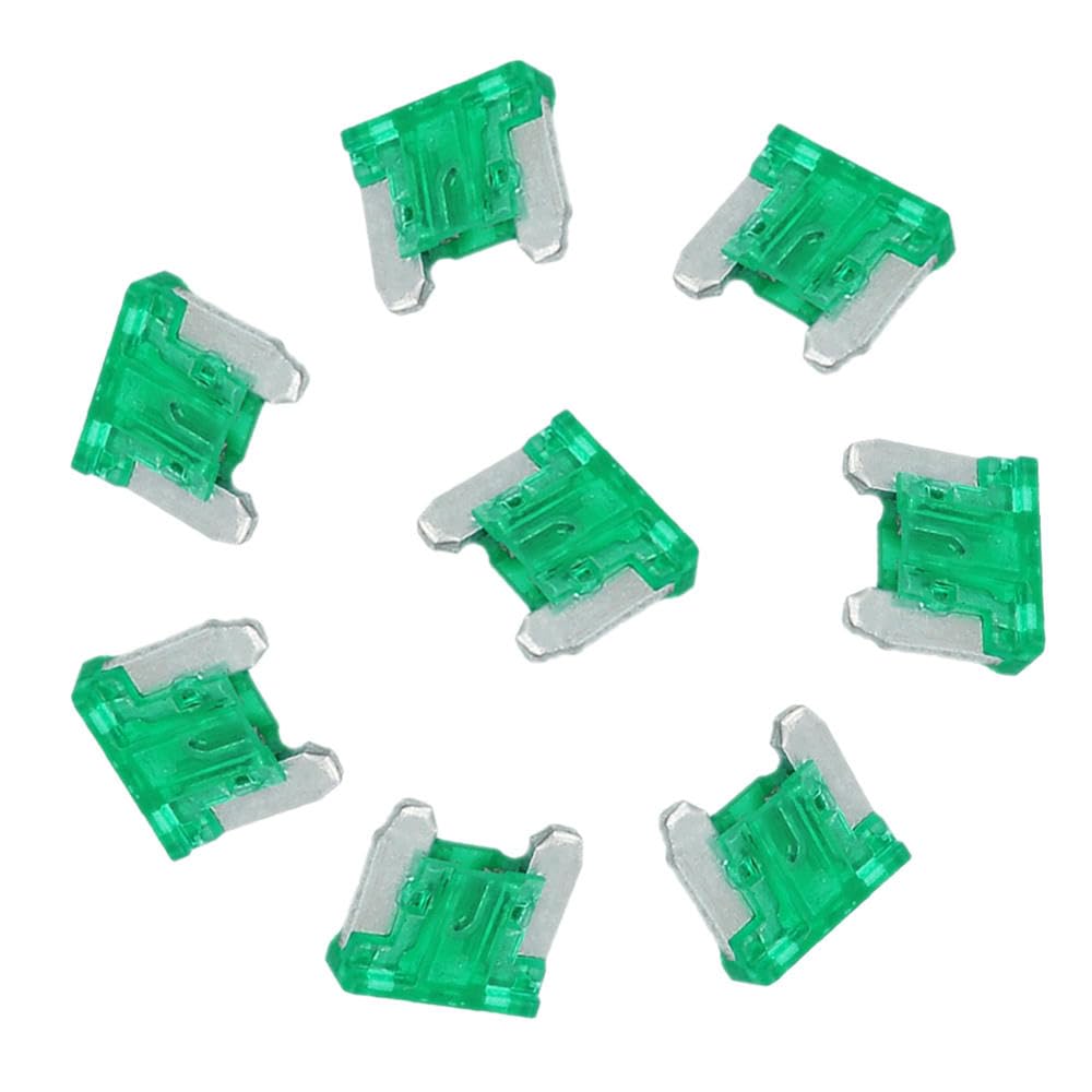 10PCS Autosicherungsstecker Zigaretteanzünder Mini klein mittel,30A Grün,Mini-Stecker von IBYZSO