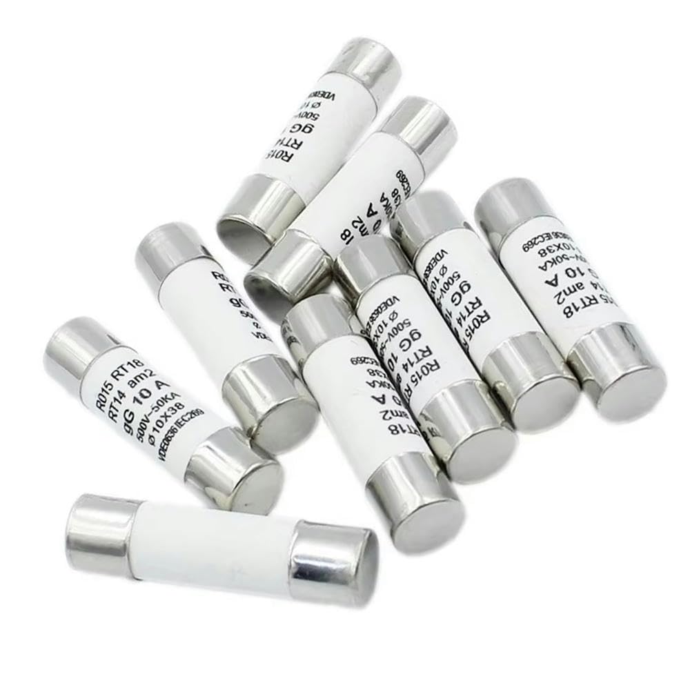 20PCS 10 * 38mm 500V RO15 Ceramic Fuse Tube RT14 RT18,1A von IBYZSO