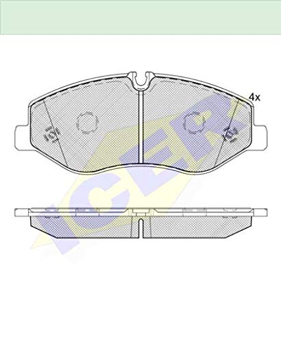 Icer 142191 Bremsbeläge von ICER