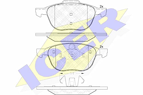 Icer 181617–202 Bremsbeläge von ICER