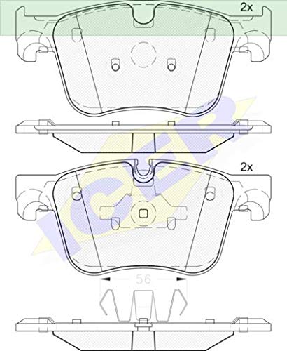 Icer 182166 Bremsbeläge von ICER