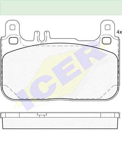 Icer 182173 Bremsbeläge von ICER