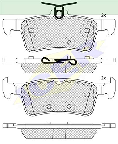 Icer 182174–208 Bremsbeläge von ICER