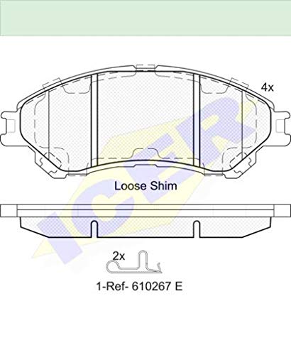 Icer 182175 Bremsbeläge von ICER