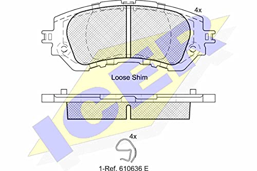 Icer 182180 Bremsbeläge von ICER