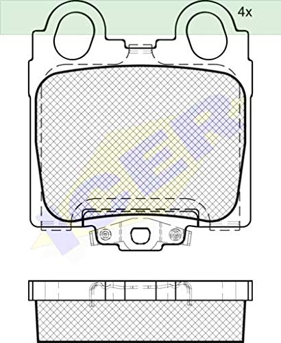 Icer 182208 Bremsbeläge von ICER
