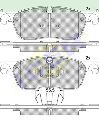 Icer 182236–203 Bremsbeläge von ICER