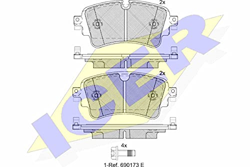 Icer 182256 Bremsbeläge von ICER