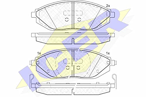 Icer Brakes 182023 Bremsbelagsatz, Scheibenbremse von ICER