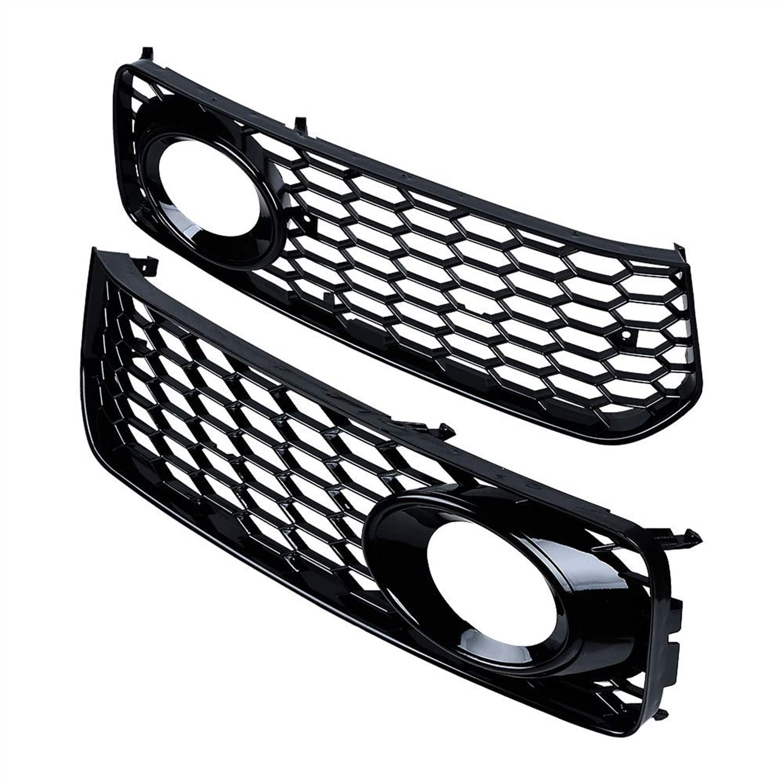 Auto Sport Frontgrill für Audi A5 S-Line S5 B8 RS5 2008-2012,Frontstoßstange Gitter Kühlergrill Auto Front Grill Radiator Kühlergrille Zubehör von ICOBES