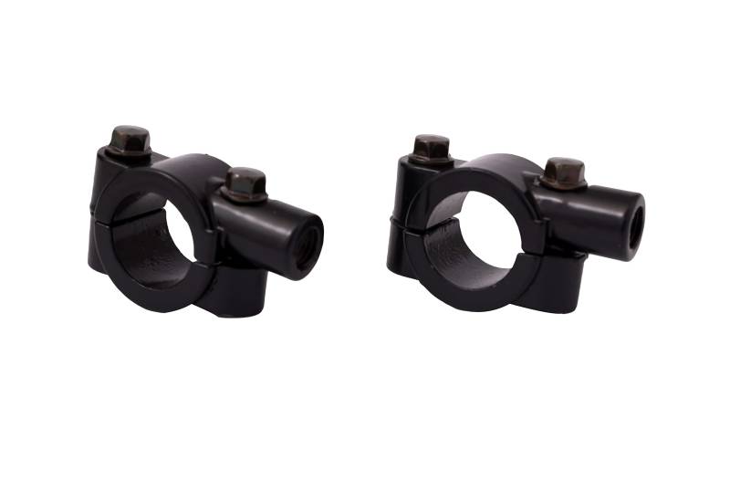 2x Universal 7/8"(22mm) Motorrad Lenkerhalterung Spiegel Halterungen Lenkerhalter Befestigungs Klemmen Schwarz von ICTRONIX