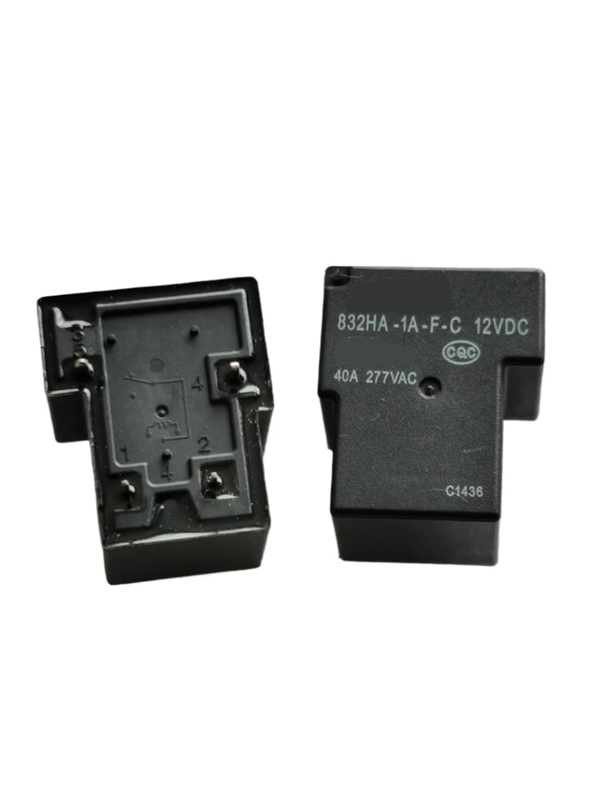 10PCS/LOT Relay 832HA-1A-F-C-12VDC 832HA-1A-F-C-24VDC 832HA-1A-F-C 12V 832HA 1A F C 12VDC DC12V 4PIN 40A 12V 24V ICXLPMC(12VDC) von ICXLPMC