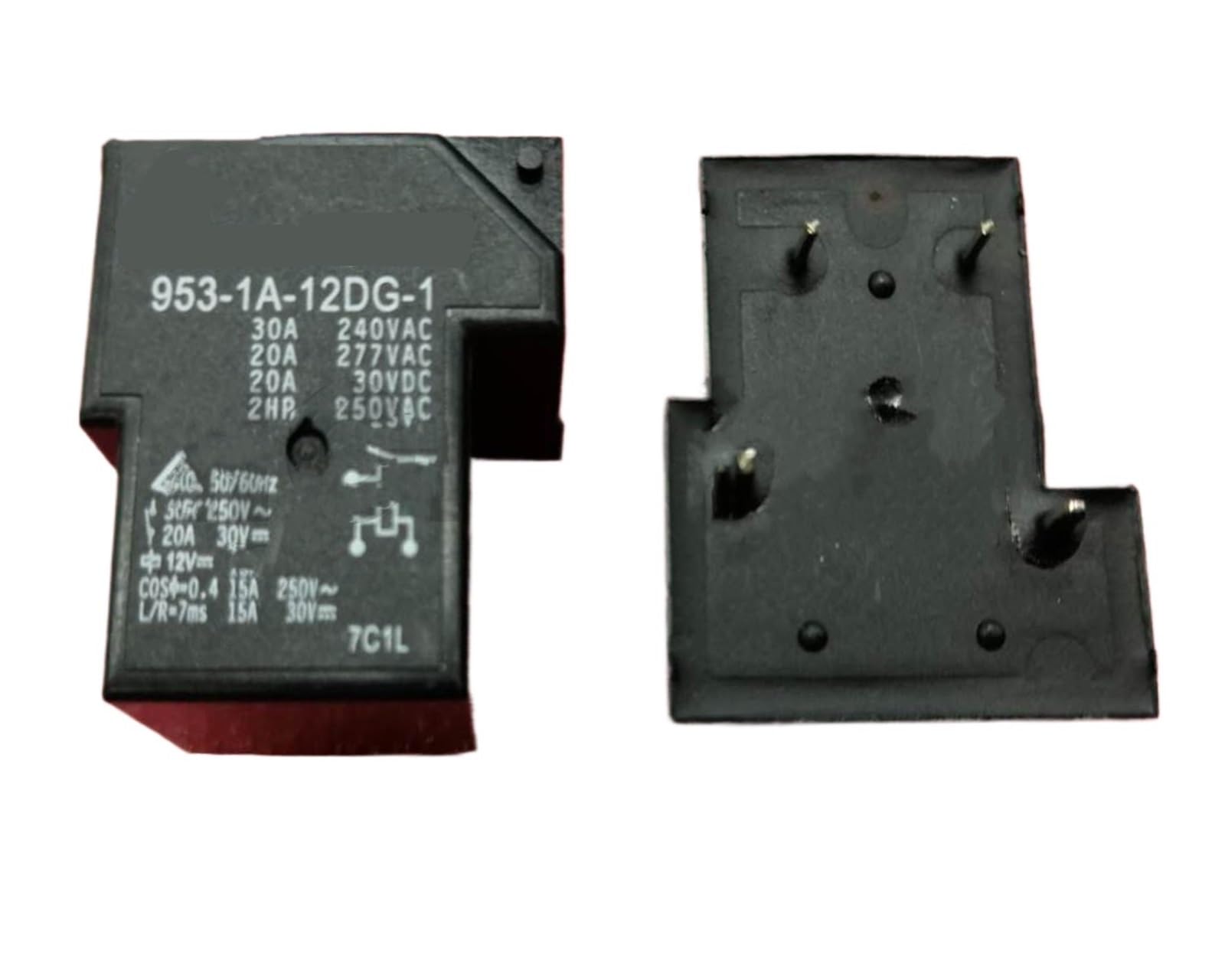 10PCS/LOT Relay 953-1A-12DG-2 12VDC 953-1A-24DG-2 24VDC 953 1A 12DG 2 12V 24V 220VAC 5PIN 30A ICXLPMC(953 1A 12DG 1) von ICXLPMC