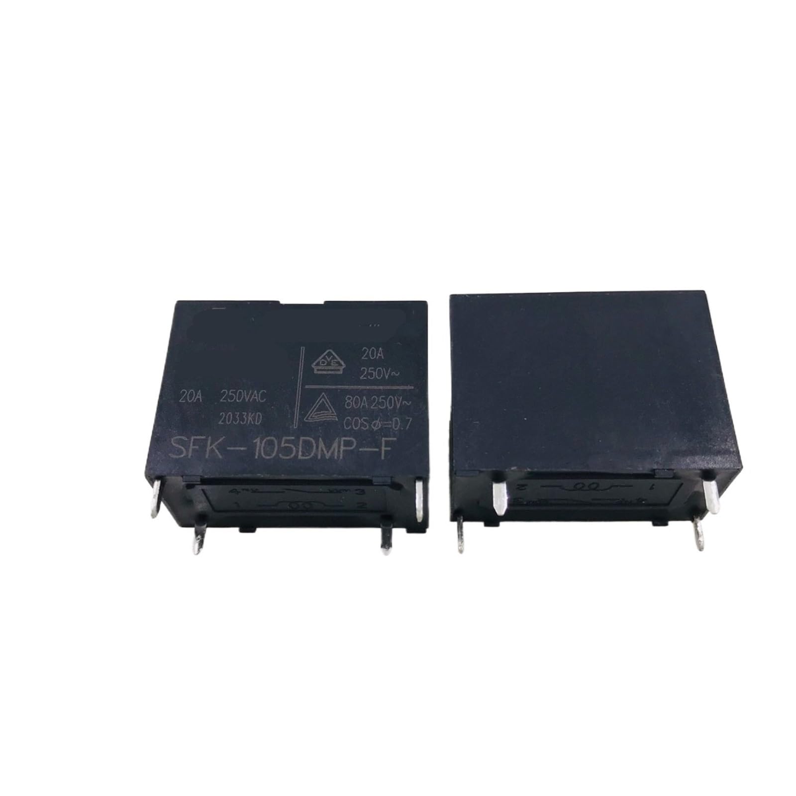 10PCS/lot Relay SFK-105DMP-F 5VDC SFK-112DMP 12VDC SFK-124DMP 24VDC SFK 112DMP 4PIN A set of normally open ICXLPMC(SFK-105DMP-F) von ICXLPMC