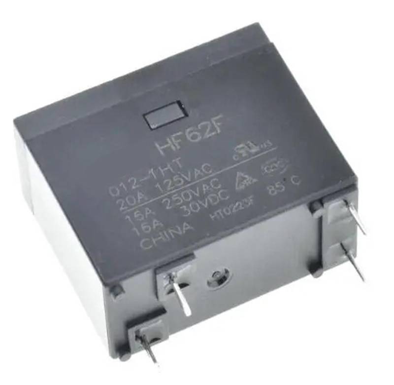 10PCS/lot relay JQX-62F HF-62F-012-1H HF62F-024-1H HF-62F-012-1HT HF-62F-012-1HT HF 62F 024 1HT 16A 250VAC 4pin 12V 24V ICXLPMC(HF62F-024-1HT) von ICXLPMC