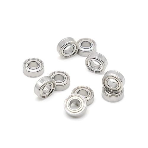 10Pcs MR115ZZ 5x11x4 mm ABEC-7 Deep Groove Ball Bearing Miniature Bearing Advanced High MR115Z ICXLPMC(MR106ZZ 6X10X3) von ICXLPMC