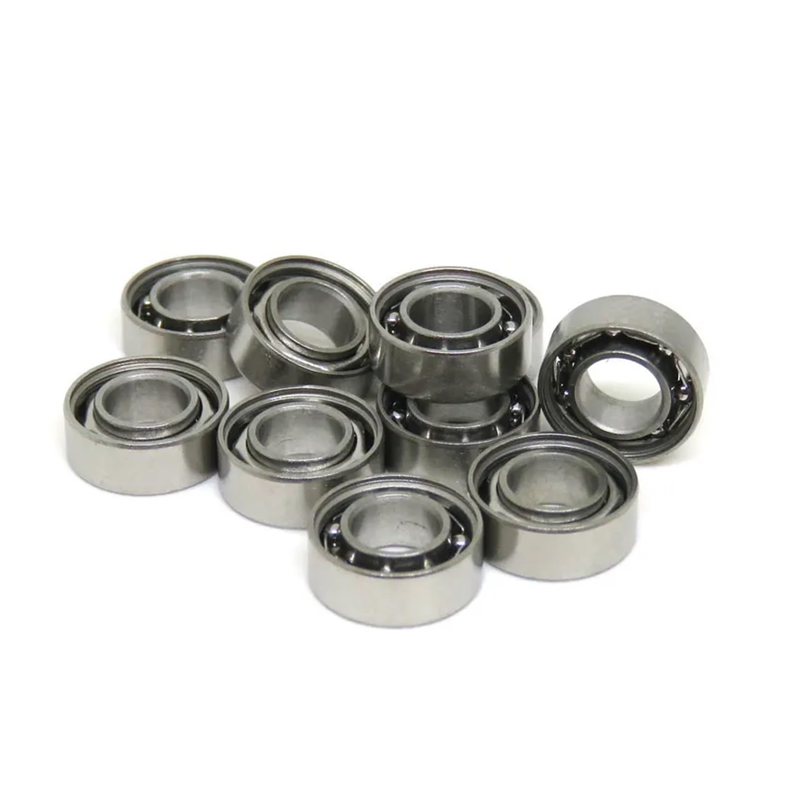 10pcs 4x10x3mm SMR104 Open Stainless Steel Ball Bearing L1040 SMR104 SSMR104 Reel Bearing 4 * 10 * 3 RC Bearing ICXLPMC von ICXLPMC