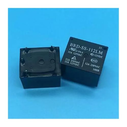 12V relay BRD-SS-112 LM12VDC DC12V 5V 12A 12VAC 4PIN BRDSS112 ICXLPMC(20PCS) von ICXLPMC