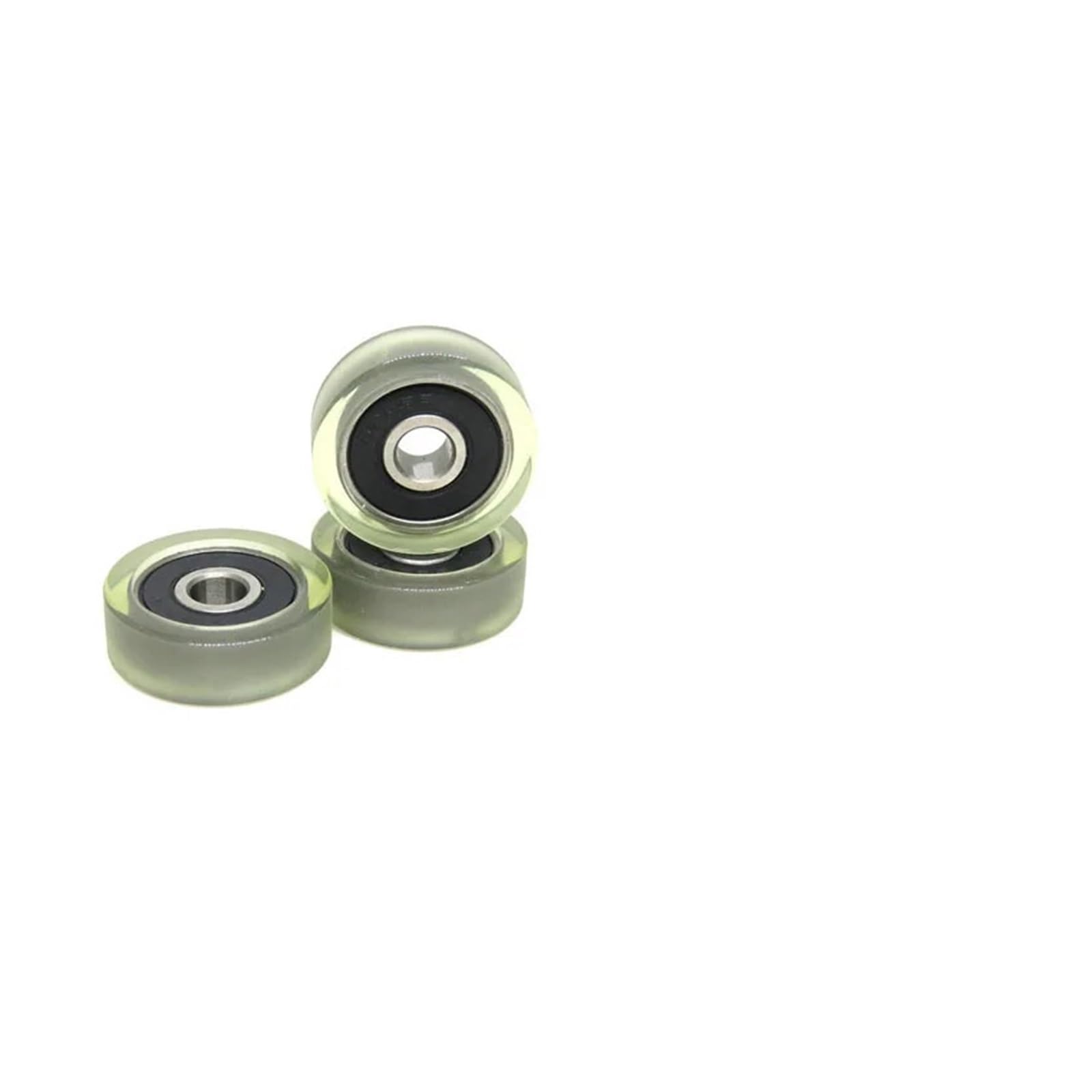 1pcs OD 24 mm PU Flat Type Coated Wheels 6x24x8 mm PU62624-8 Bearing Guide Wheel ICXLPMC(PU62624-8 6x24x8mm) von ICXLPMC