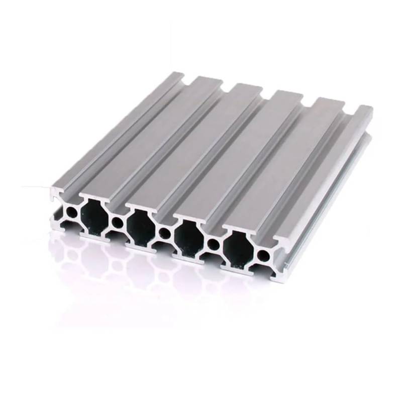 2040 3030 2080 Aluminum Profile 100 200 300 350 400 450 500 550 600 mm Linear Rail Extrusion Extrusion CNC 3D Printer Parts ICXLPMC(T-20100 Silver,700mm) von ICXLPMC