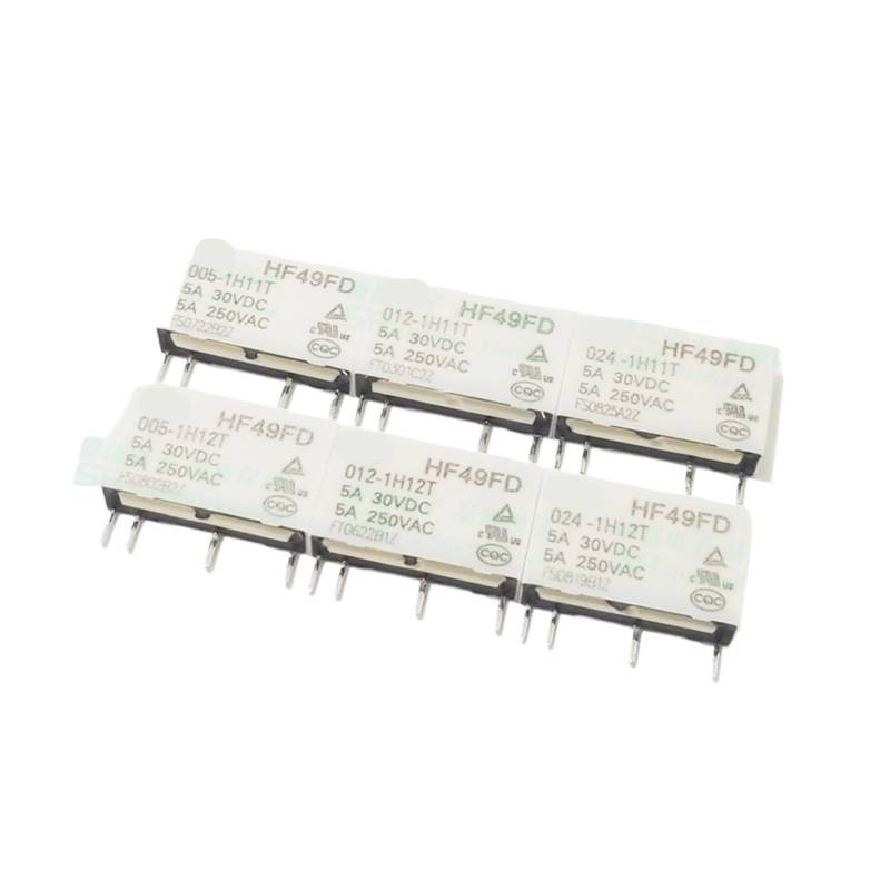 20PCS/Lot Relay HF49FD-005 012 024-1H11T 1H12T 4PIN 5A ICXLPMC(HF49FD-012-1H12T) von ICXLPMC