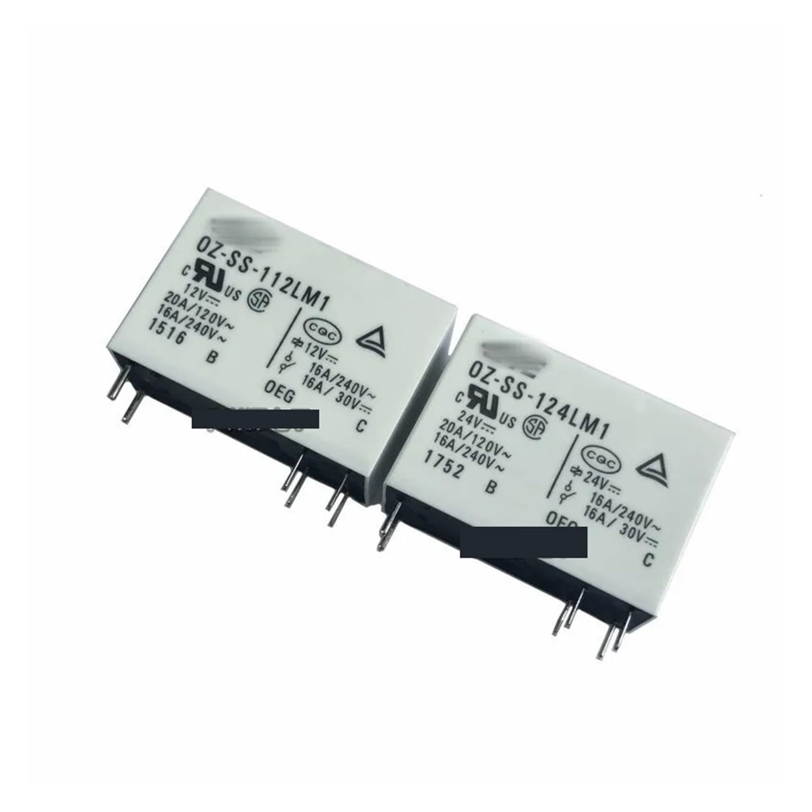 2PCS/Lot Power Relay OZ-SS-112LM1 124LM1 6PIN 16A 240VAC ICXLPMC(24V) von ICXLPMC