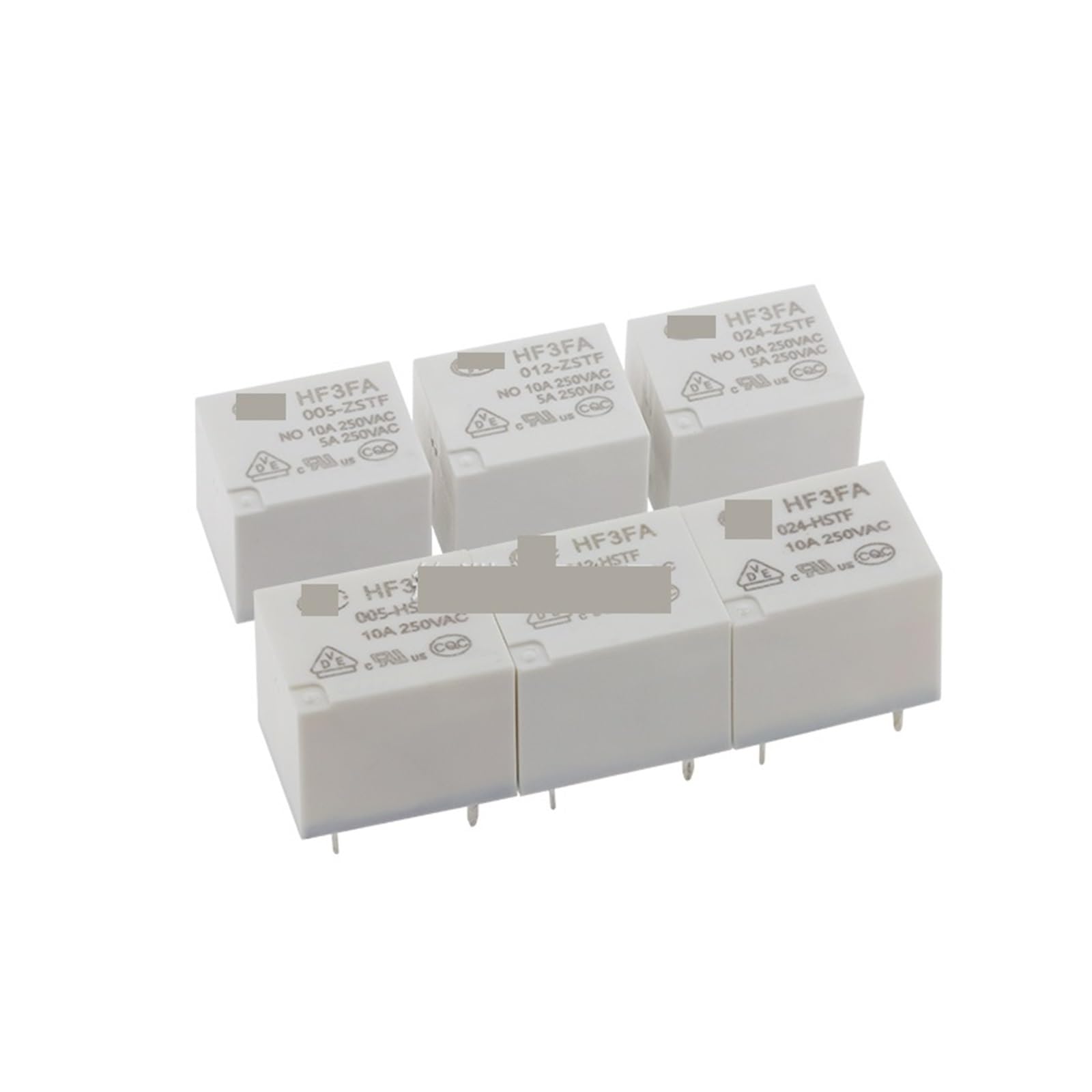 2Pcs HF3FA-005 012 024-HST HF3FA-005-ZSTF HF3FA-012-ZSTF HSTF 4Pin 5Pin HF3FA-T 73 5V12V 24V Power Relay ICXLPMC(HF3FA-012-ZSTF 5PIN) von ICXLPMC