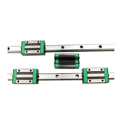 2Pcs HGR15 HGR20 1-1200mm with 4Pc HGH15CA HGW15CC HGH20CA HGW20CC Block Linear Rail Set Slide Guide Rod Overall for CNC Routers ICXLPMC(2Rail 4HGH20HA,550mm) von ICXLPMC