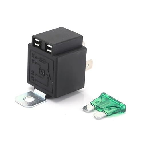 4P 5P Auto electronic starter Relay 30A DC12V 24V Normally Open Contacts Fused Relay with Metal Bracket Automotive Lamp Fuse Car relais ICXLPMC(4P Socket) von ICXLPMC