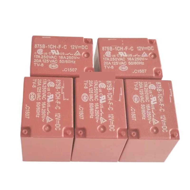 5PCS/lot Relay 875B-1CH-F-C 875B-1CC-C 875B-1CC-C-12VDC 875B 1CC C 12V 875B 1CC F C 5PIN 17A ICXLPMC(875B-1CC-C-12VDC) von ICXLPMC