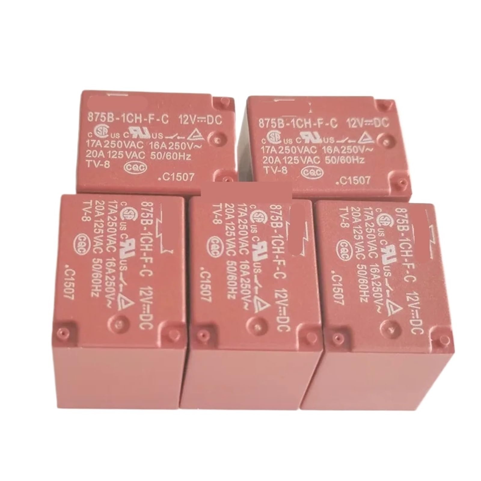 5PCS/lot Relay 875B-1CH-F-C 875B-1CC-C 875B-1CC-C-12VDC 875B 1CC C 12V 875B 1CC F C 5PIN 17A ICXLPMC(875B-1CC-F-C-12VDC) von ICXLPMC