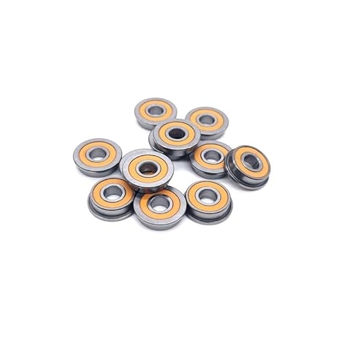 5Pcs F695 2RS Bearing 5 * 13 * 4mm ABEC-7 Flanged Miniature F695 RS Ball Bearings F695RS ICXLPMC von ICXLPMC