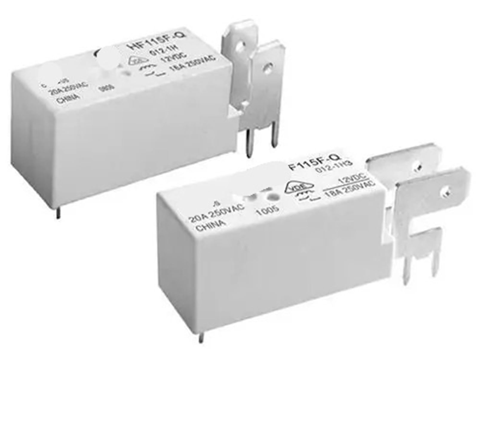 5pcs/10pcs Relay HF115F-Q-012-1D 12VDC HF115F-Q-024-1D HF115F-Q 012-1D HF115F Q 012 1D 12V 24VDC 20A ICXLPMC(10pcs 12v) von ICXLPMC