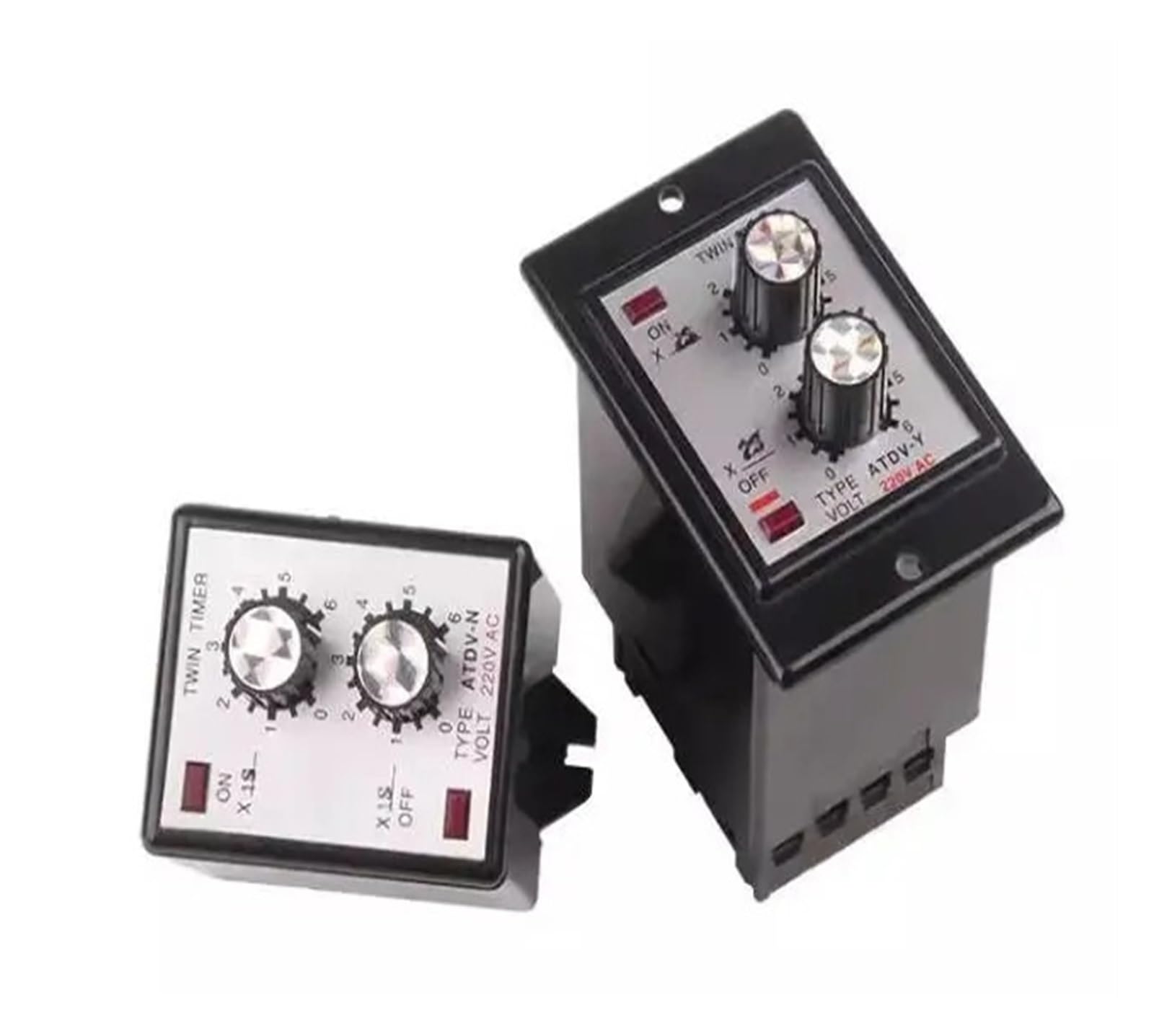 ATDV-N Adjustable Time Relay Repeat Cycle Timer DC12V DC24V AC110V AC220V AC380V with base ICXLPMC(6M,24V) von ICXLPMC