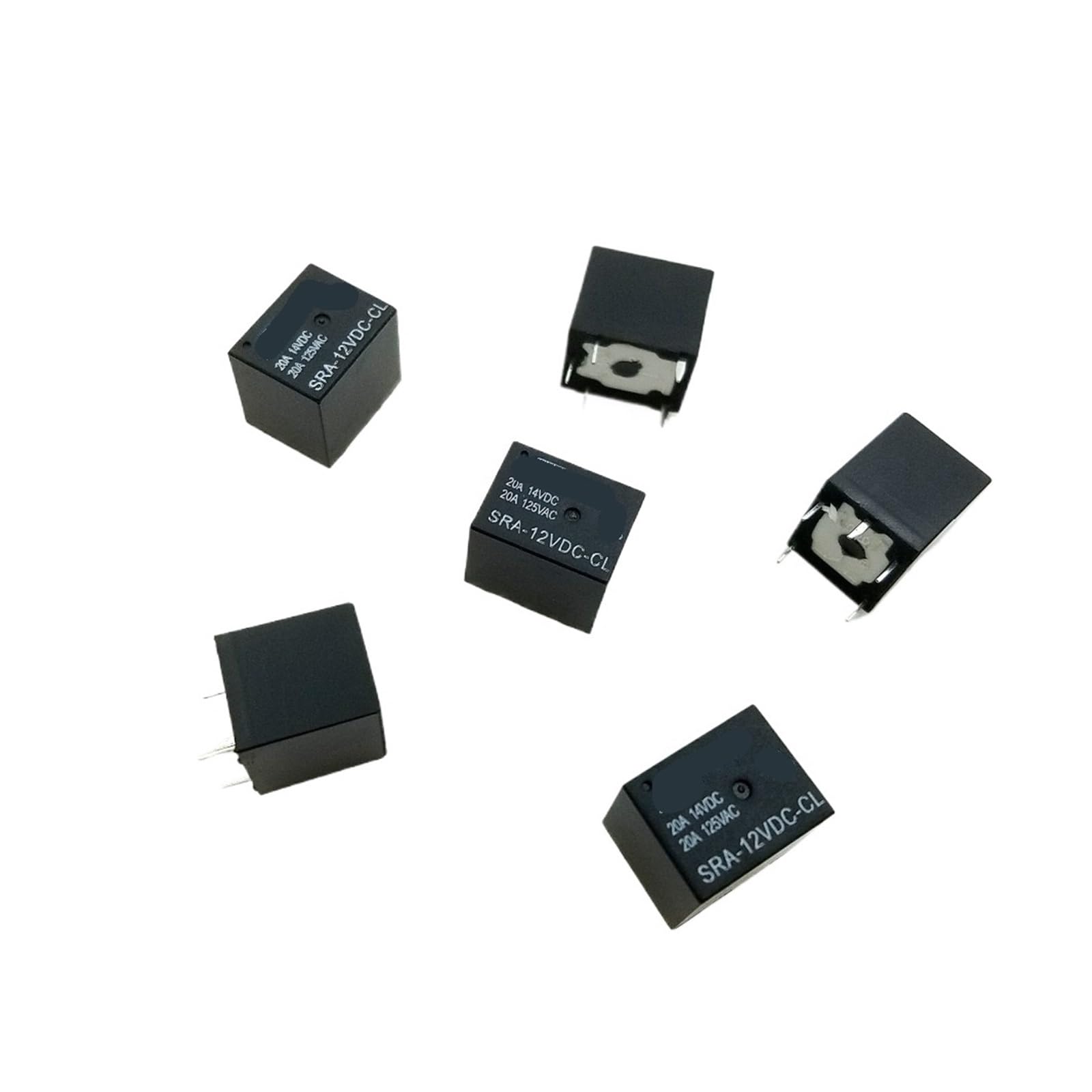 Power Relay 50pcs/lot SRA-12VDC-CL Relay 12V 20A 5pin One Open One Close Automotive relay ICXLPMC von ICXLPMC