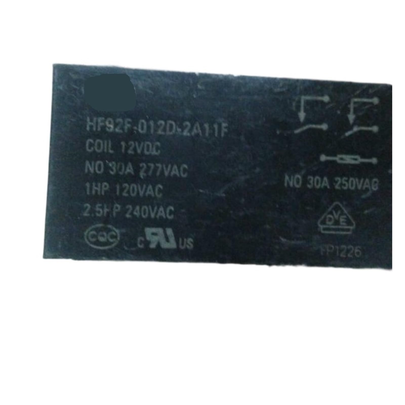 Relay HF92F-012D-2A11S COIL: 12VDC ICXLPMC von ICXLPMC