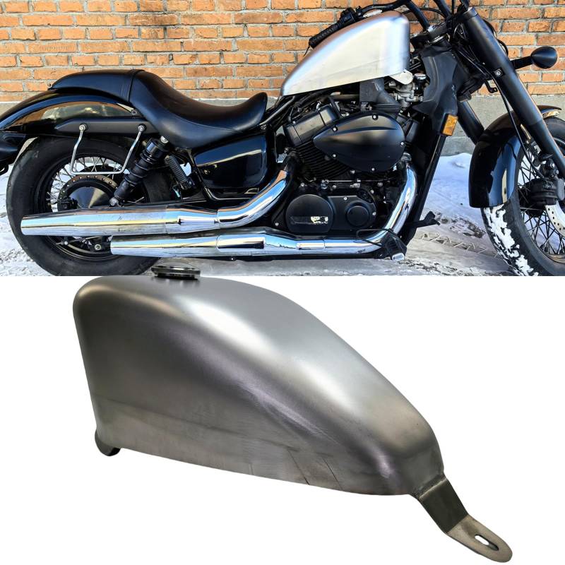 9L Kraftstofftank Öltank mit Kappe für Honda VT750 Shadow 750 2010-2023 2011 2012 von IDENUONA