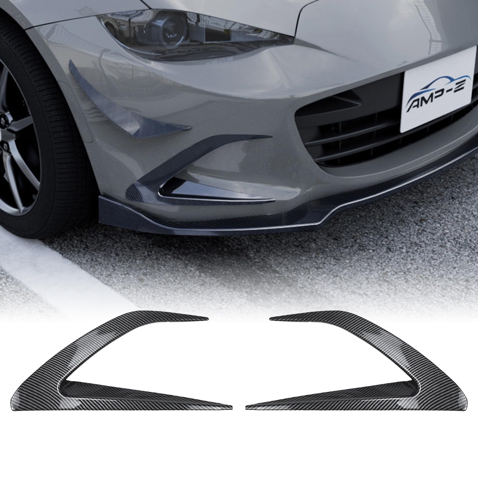 Auto Front Side Air Vent Trim Kit For Mazda Miata MX-5 ND 2016-2025 Black von IDENUONA