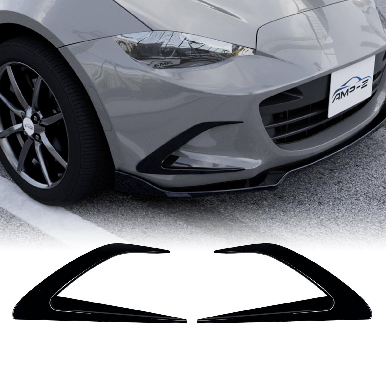 Auto Front Side Air Vent Trim Kit For Mazda Miata MX-5 ND 2016-2025 Black von IDENUONA