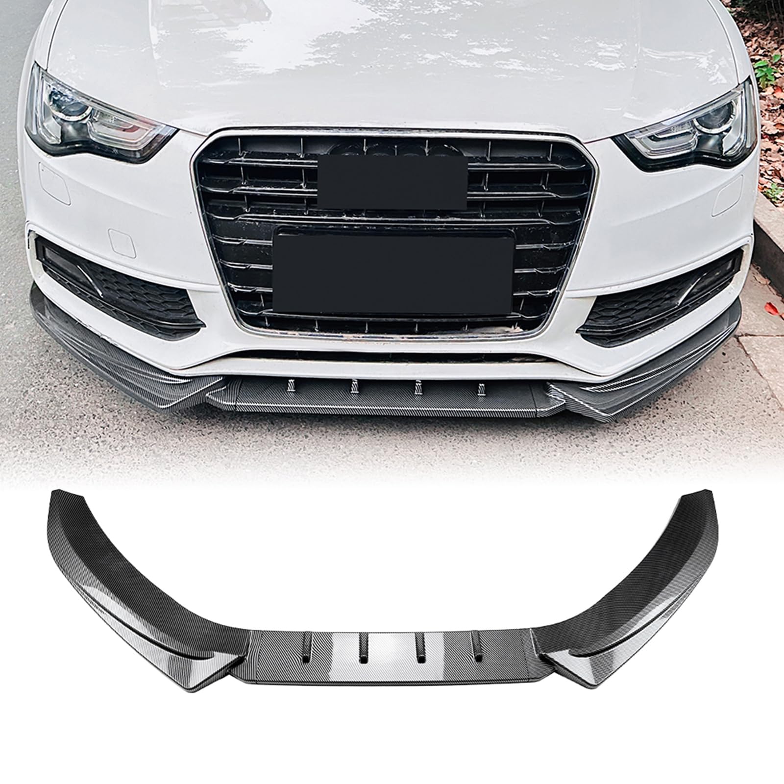 Auto Frontstoßstange Spoiler Lippe Für Audi A5 S5 8T Sline 2012-2017 2013 Schwarz von IDENUONA