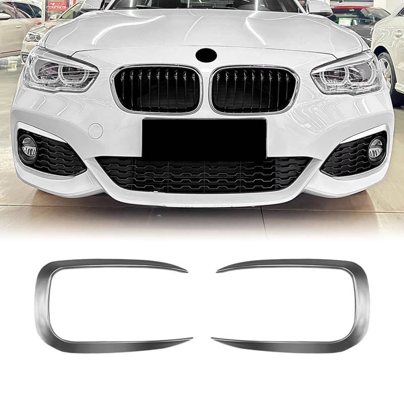 Frontseite Lüftungsschlitz Verkleidung für BMW 1er F20 F21 M Sport 2012-2019 Schwarz von IDENUONA