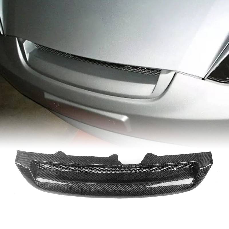 Frontstoßstangengitter für Hyundai Tiburon Tuscani 2005–2006, mattschwarze Kohlefaser von IDENUONA